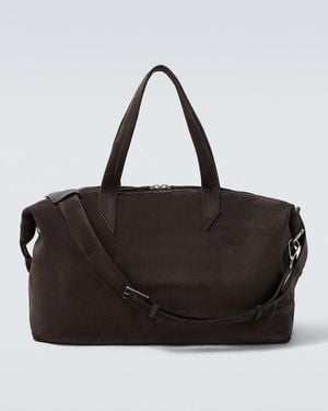 Metier Weekender Nomad Weekend Aus Veloursleder - Schwarz