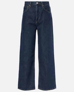 Agolde Ren High-Rise Wide-Leg Jeans - Blue