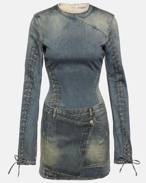 Acne Studios Printed Dress - Grey