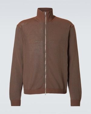 Our Legacy Cardigan Float Aus Einem Baumwollgemisch - Braun