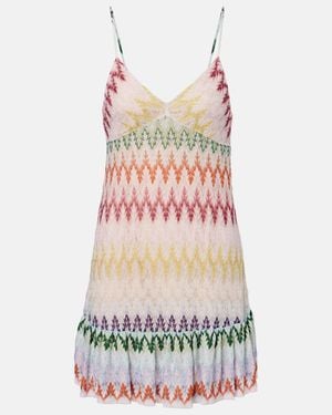 Missoni Lame Minidress - Red