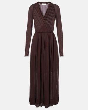 Tory Burch Jersey Wrap Dress - Purple