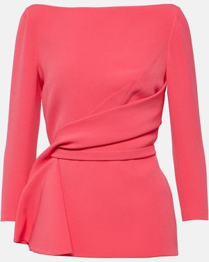 Safiyaa Gathered Blouse - Pink