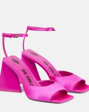 The Attico Piper Fluo High Sandals 85Mm - Pink