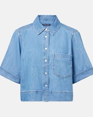 Veronica Beard Spruce Denim Shirt - Blue