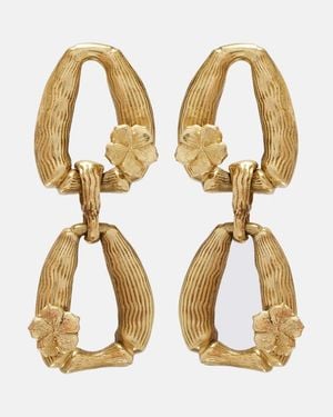 ALÉMAIS Team Spirit-Plated Drop Earrings - Metallic