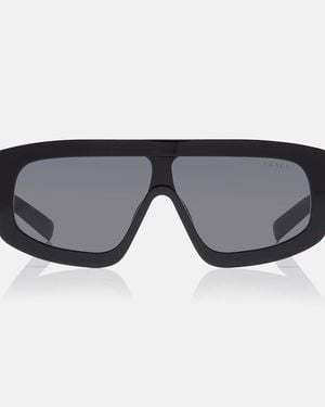 Prada Logo Shield Sunglasses - Gray