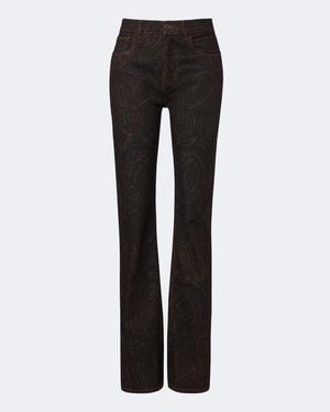 Etro Straight Jeans - Schwarz