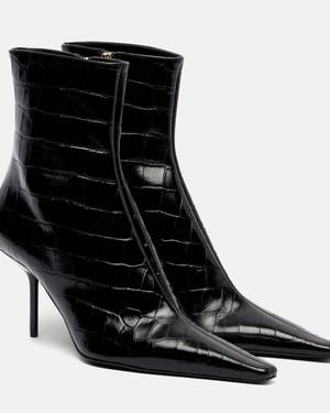 Victoria Beckham Ankle Boots 75 Aus Leder - Schwarz