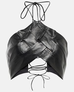 AYA MUSE Vortico Crop Top - Metallic