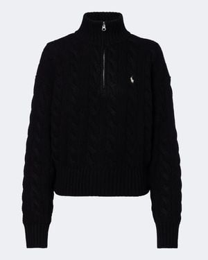 Polo Ralph Lauren Pullover Aus Einem Woll- Und Kaschmirgemisch - Schwarz