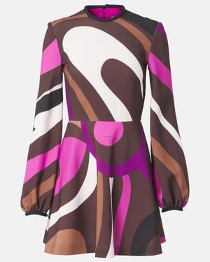 PUCCI Marmo Cady Minidress - Pink