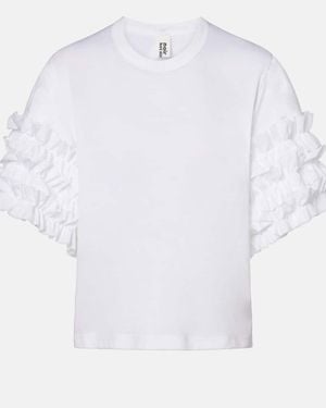 Noir Kei Ninomiya T-Shirt Aus Baumwolle - Weiß