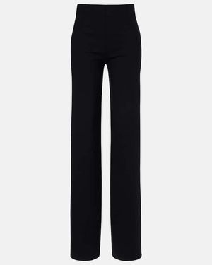 Gucci Gerade Hose Aus Einem Wollgemisch - Blau