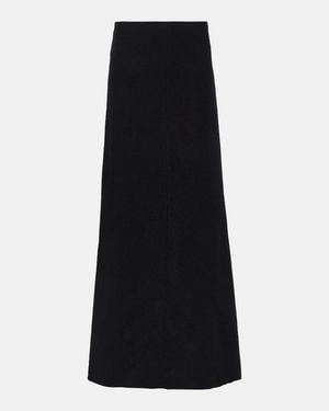 Ann Demeulemeester Virgin Wool Maxi Skirt - Black
