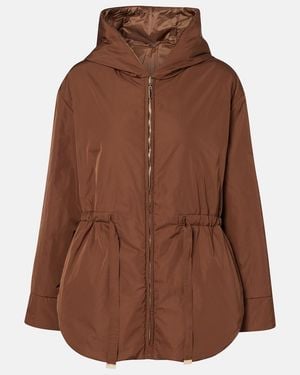 Max Mara The Cube Hooded Jacket - Brown