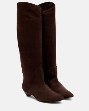 Le Monde Beryl Allegra Suede Knee-High Boots - Brown