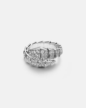 BVLGARI Anello Serpenti Viper - Bianco