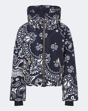 Goldbergh Kyoki Paisley Ski Jacket - Blue