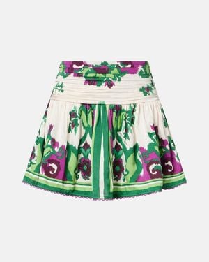 Poupette Minifalda Colleen Floral - Verde