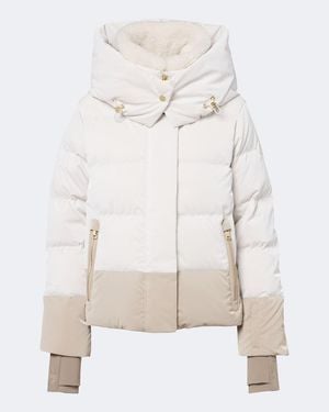 Bogner Naia Hooded Down Ski Jacket - White