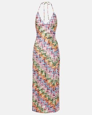 Missoni Zigzag Midi Dress - White