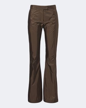 Miu Miu Technical Flared Trousers - Brown