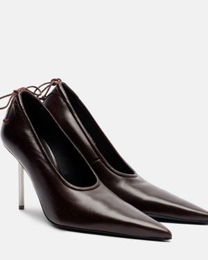 Acne Studios Leather Court Shoes - Black