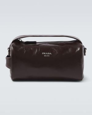 Prada Tote Bag Aus Leder - Schwarz