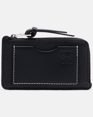 Loewe Portemonnaie Aus Leder - Schwarz