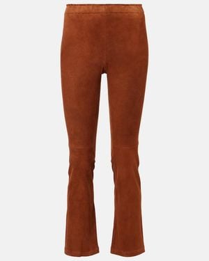 Stouls Jp Twenty Suede Leggings - Brown
