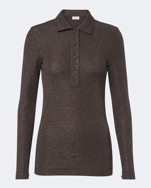 Brunello Cucinelli Pullover Polo - Marrone