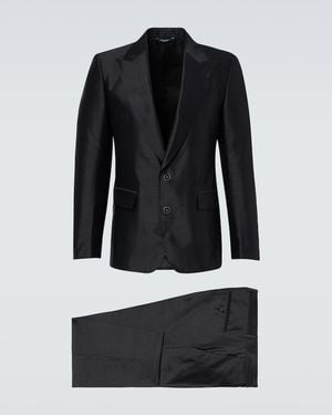 Dolce & Gabbana Silk Twill Suit - Black