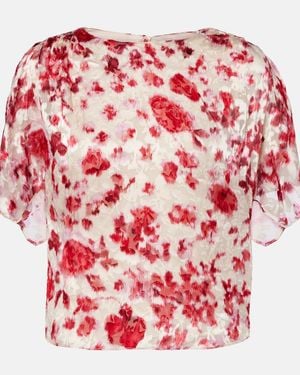 Isabel Marant Top Hervane Aus Jacquard - Rot