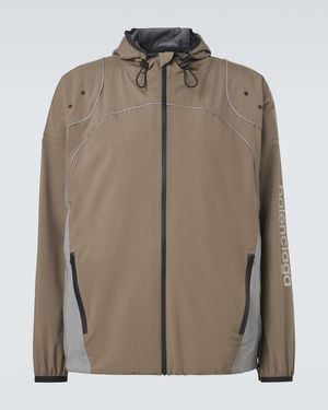 Balenciaga Technical Track Jacket - Brown