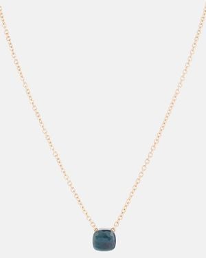 Pomellato Nudo 18kt Gold Necklace With Topaz - White