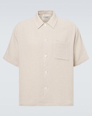 FRAME Cotton-Blend Shirt - Natural