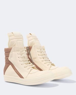 Rick Owens Sneakers Geobasket Aus Leder - Natur