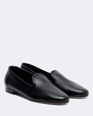 TOTEME Mocassins En Cuir - Noir