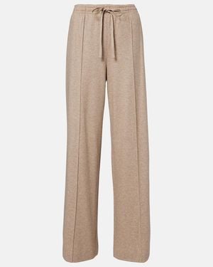 Vince Wool-Blend Wide-Leg Pants - Natural