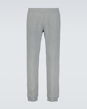 Sunspel Cotton Loopback Joggers - Blue