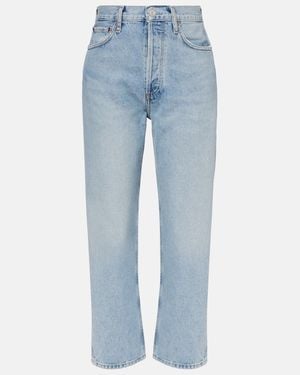Agolde 90's Mid-Rise Straight Jeans - Blue