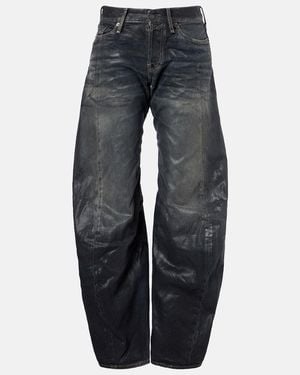 Acne Studios 2006F Distressed Wide-Leg Jeans - Blue
