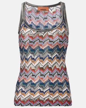 Missoni Zigzag Lame Tank Top - Multicolour