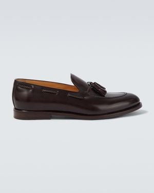 Brunello Cucinelli Leather Loafers - Brown