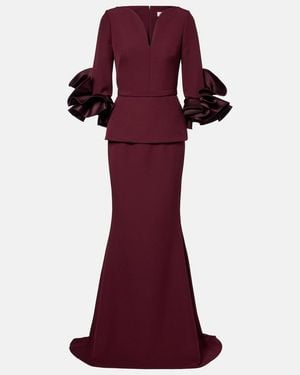 Safiyaa Robe Clemenza Aus Crepe - Rot