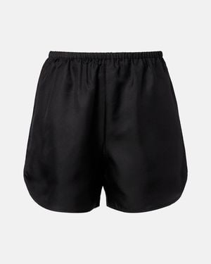Designer Black Satin Shorts for Women - Up to 55% off | Lyst