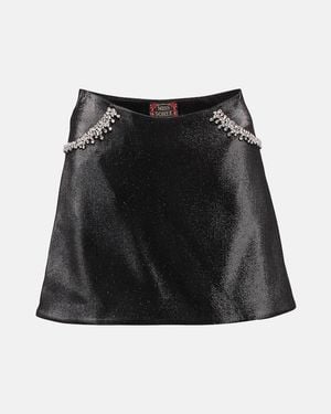 Miss Sohee Minifalda Adornada - Negro