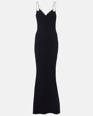 Tom Ford Slipdress Aus Satin - Blau