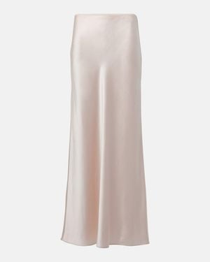 JOSEPH Isaak Silk Maxi Skirt - Natural